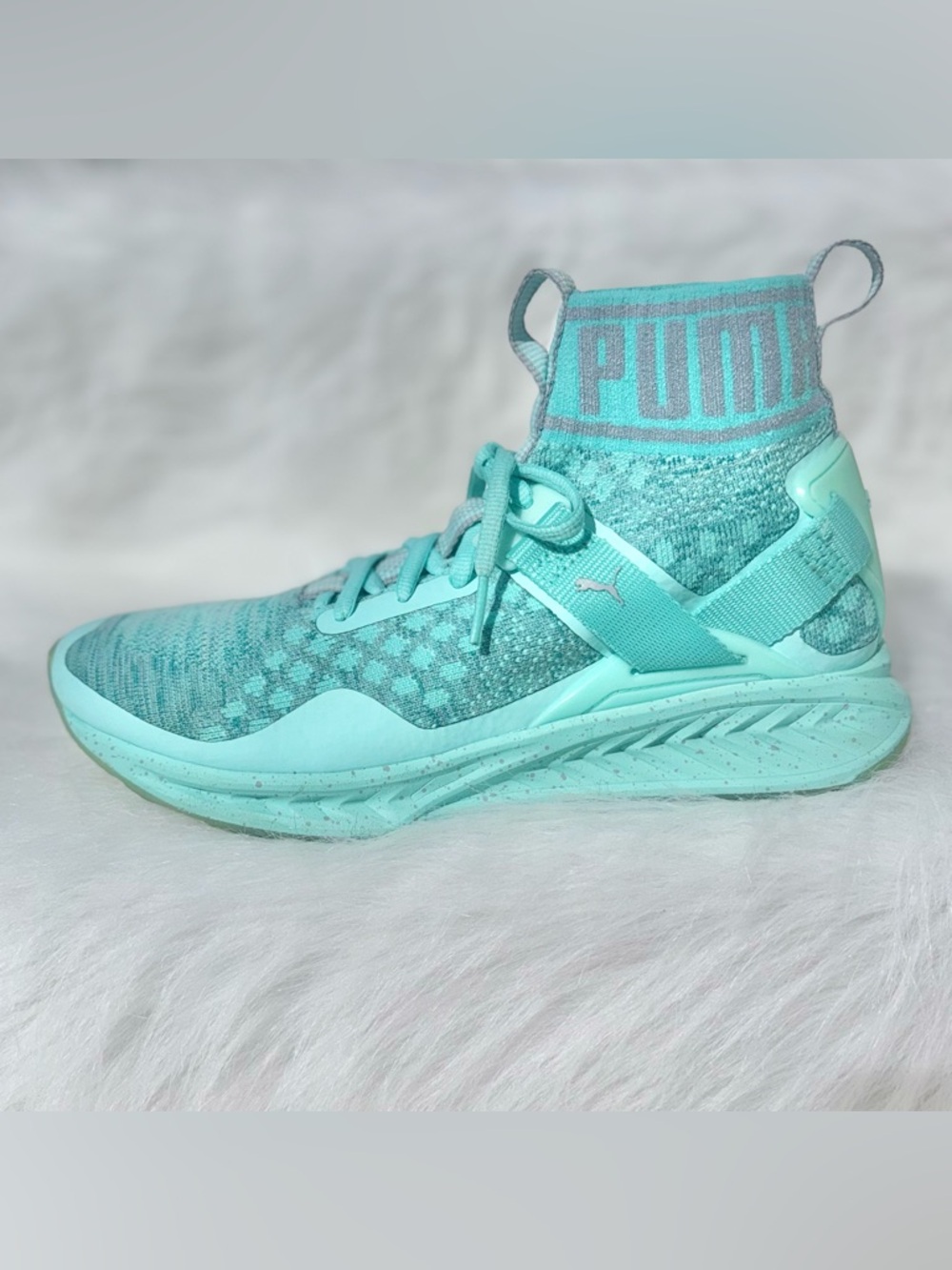 Ignite evoKNIT Mid Men's Size 5.5/ Women 7 Teal Turquoise Easter Edition – Rare